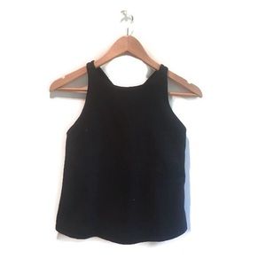 Lululemon Cross back tank in black, built in bra
